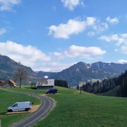 Blick auf den Hof Rütti