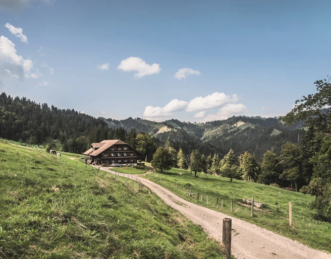 Die Alp Erigsmoos mitten im Napfgebiet