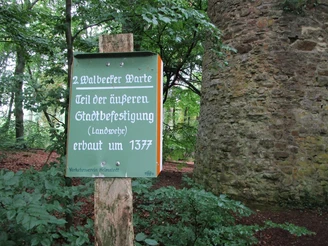 2. Walbecker Warte Schild