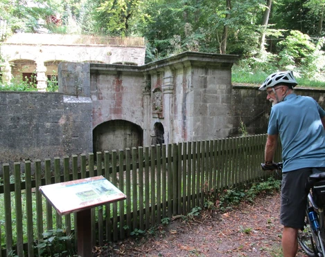 Lutterspring mit Radfahrer