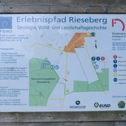 Info-Tafel Erlebnispfad Rieseberg
