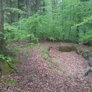 Steinplattengrab im Adamshai