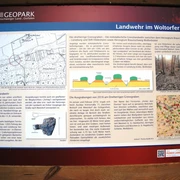 Geopark Schild Landwehr Woltorfer Holz