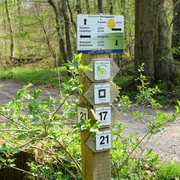 Ausschilderung auf dem Langeleber Rundweg