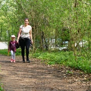 Auf dem Weg in den Erlebnissteinbruch Hainholz