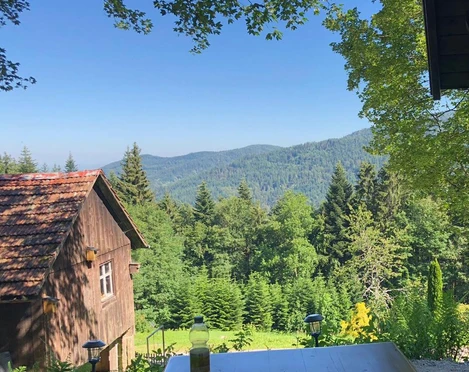 Ausblick vom Almpfadhüttle