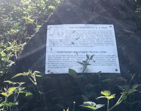 Infotafel Hohfelsen