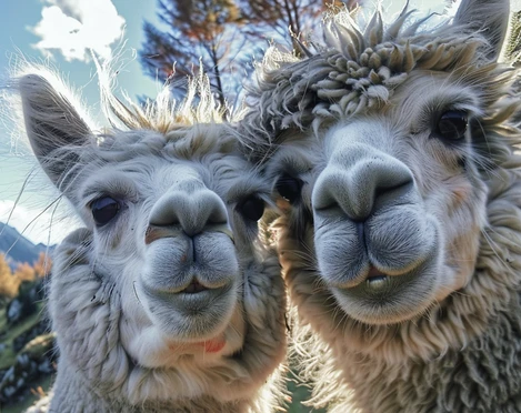 Alpaka Wanderung