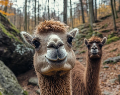 Alpaka Wanderung