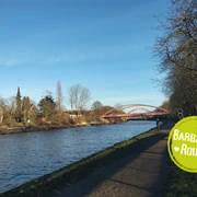 Minden - Hahler Hafen.png Das Bild zeigt den Mittellandkanal.