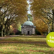 Das Bild zeigt die Friedhofkapelle auf dem Mindener Nordfriedhof.