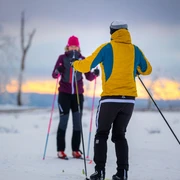 Langläufer Rückenansicht  Langläufer Rückenansicht