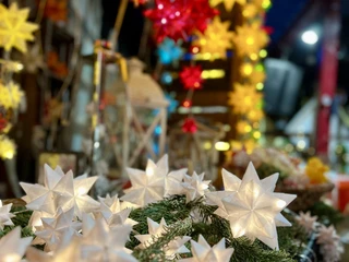 Weihnachtsmarktstand in der Music Hall