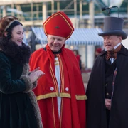 A Victorian Christmas - Weihnachtsmarkt am Biedermeierstrand Eröffnet wird der Markt von St. Nikolaus – denn den Weihnachtsmann gab es im Biedermeier noch nicht