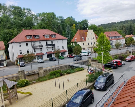 Blick aus der Ferienwohnung