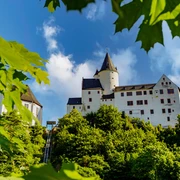 Blick auf Schloss Schwarzenberg