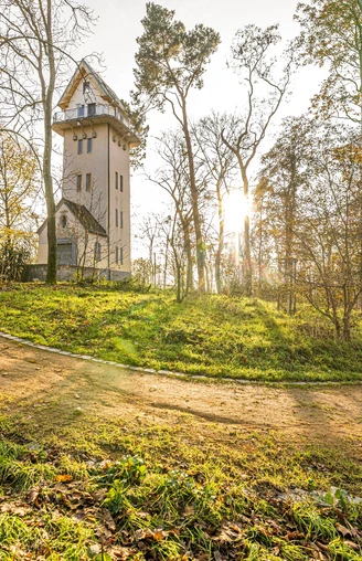Aussichtsturm im Stadtpark Taucha