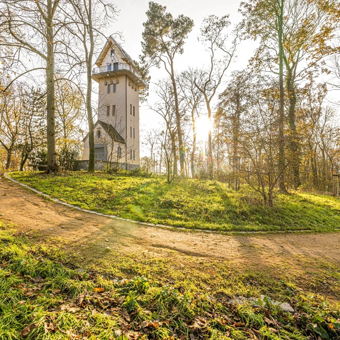 Aussichtsturm im Stadtpark Taucha