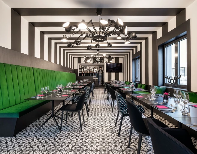 Restaurantbereich Grüner Salon