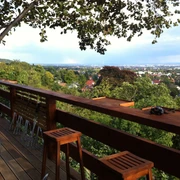 Blick von der Besenschänke Haselbusch in Radebeul