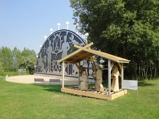 Größter freistehender Schwibbogen der Welt in Johanngeorgenstadt