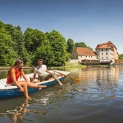 Bootstour auf der Neiße an der Obermühle, Görlitz