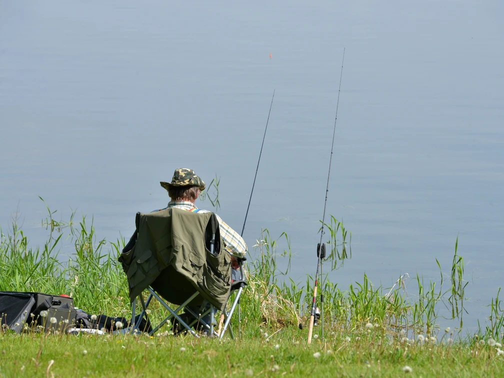 Angeln an der Talsperre Pöhl