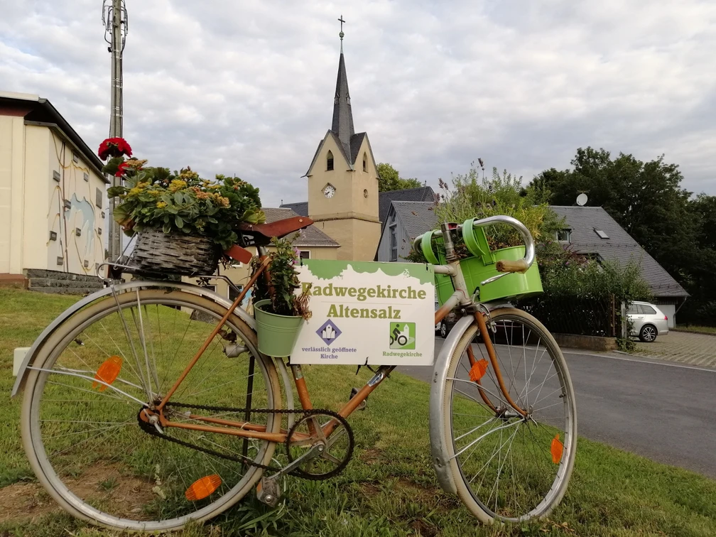 Altensalz ist seit 2019 eine Radwegekirche