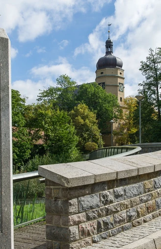 Salvatorkirche und Elsterbrücke