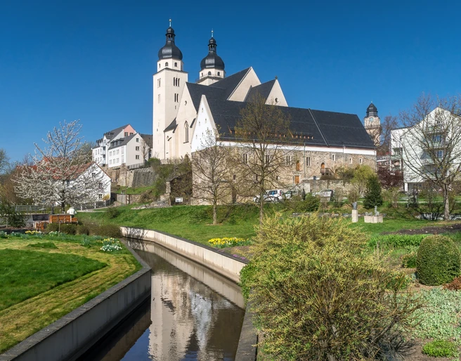 St. Johannis-Kirche und Komturhof Plauen