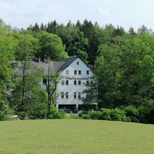Blick auf die Pfaffenmühle bei Plauen
