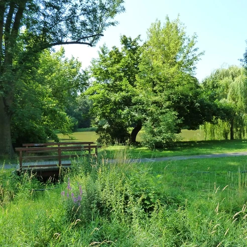 Parthe-Wanderweg bei Taucha