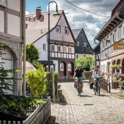 Urige und gemütliche Umgebindehäuser entlang der Strecke
