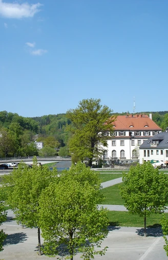 Der Schlossgarten am Unteren Schloss Greiz