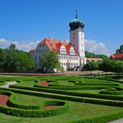 Barockschloss Delitzsch mit Barockgarten