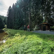Rußhütte am Kleinen Hüttenbachteich