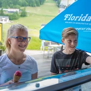 Eis essen in Oberwiesenthal