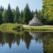 Im Sommer an der Meilerhütte Schöneck