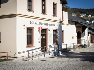 Gästeinformation im Schmalspurbahn-Museum Rittersgrün