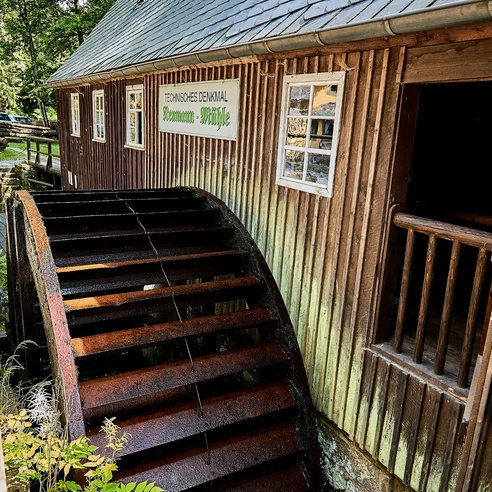 Technisches Denkmal Neumannmühle im Kirnitzschtal