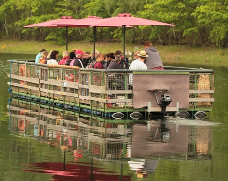 Erlebnisfloß auf der Talsperre Hohenleuben