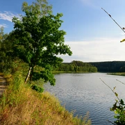 Leubatalsperre Wanderweg Ostufer
