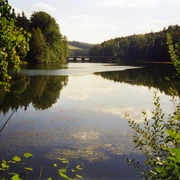 An der Pisselsmühlenbrücke im Weidatal