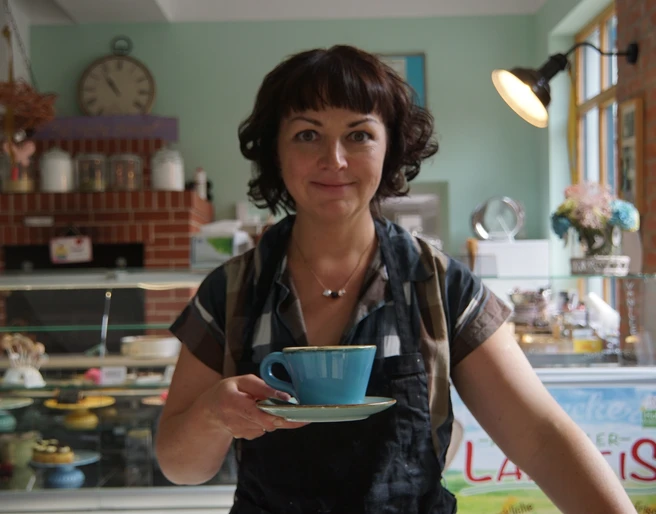Doreen Bergmann - Inhaberin der gleichnamigen Patisserie im Thüringer Vogtland