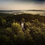 Blick zur Prinz-Friedrich August Baude