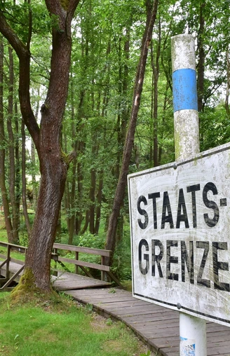 Staatsgrenze Tschechische Republik - Bundesrepublik Deutschland im Dreiländereck Sachsen-Bayern-Böhmen