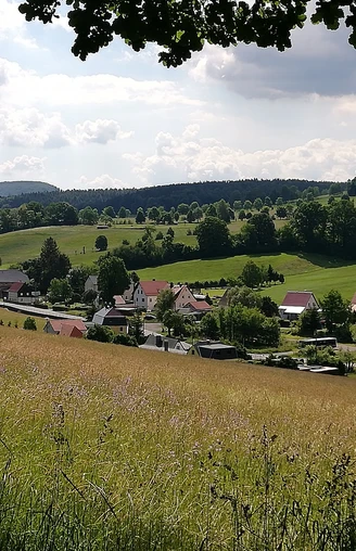 Blick über Cunnersdorf
