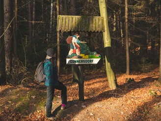 Cunnersdorf Wanderschild