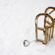 Schlitten im Winter