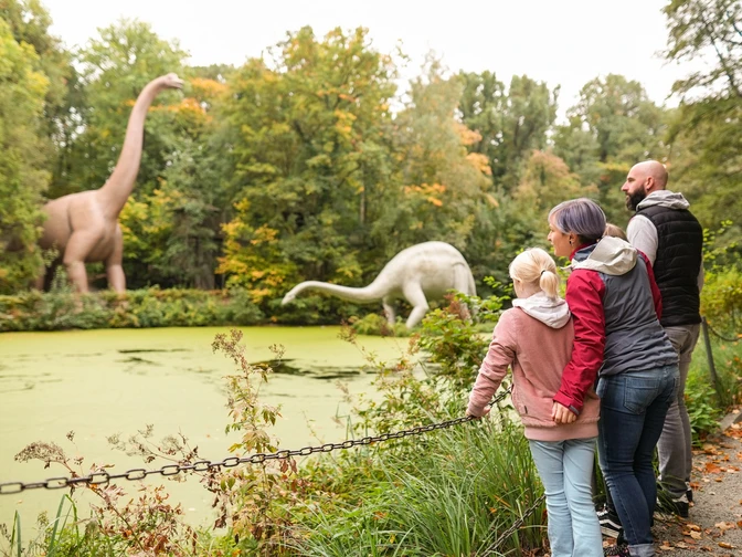 Im Saurierpark Kleinwelka